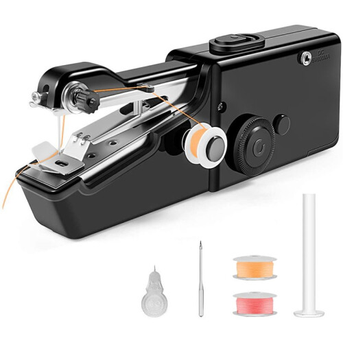 Handheld Sewing Machine, Portable  Sewing Machine for Beginners, Cordless Electric Stitching Machine with Sewing
