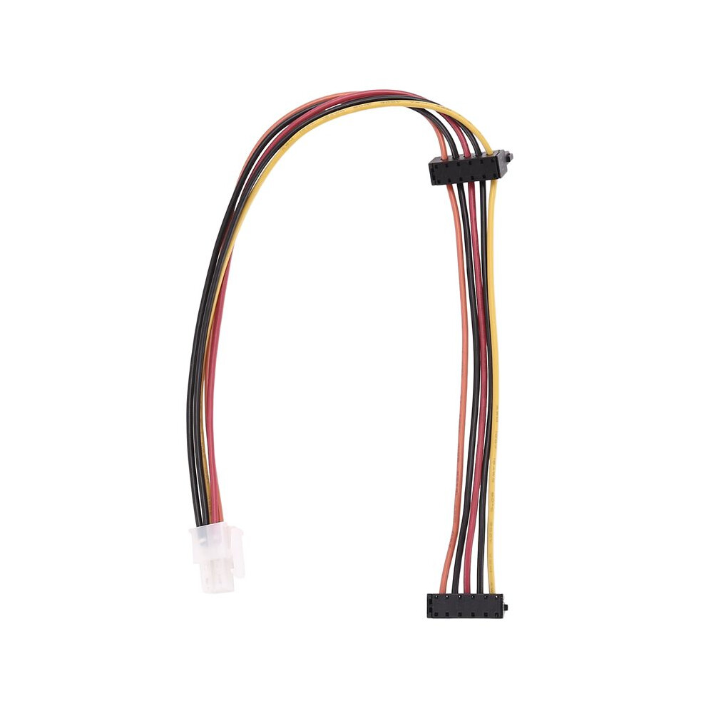 Atx Motherboard 4Pin To 2-Port Serial Ata Hard Drive Adapter Power Cable For Ipc & Tax Controller 18Awg 6031088672388