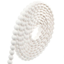 Flexible Molding Trim Peel and Stick for Walls 10ft Decorative Bead Pearl DIY Wall Trim for Bathroom Mirror Frame