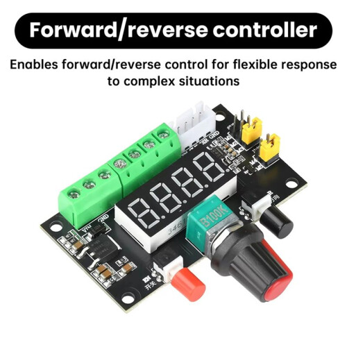 12V 24V Stepper Motor Driver Controller Speed Regulator PWM Pulse Signal Generator Module with LED Display 1