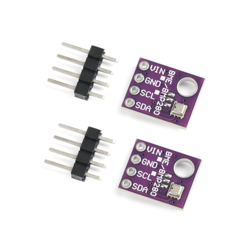 2Pcs Bme280 5V Sensor Module Atmospheric Pressure Temperature Humidity Sensors I2c Spi Breakout Gy-Bme280 6031146631425