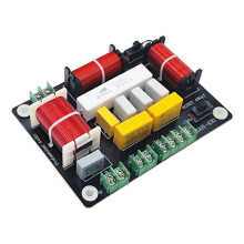 300W 4 Way Crossover Audio Speaker Crossover Bass + Dual Midrange + Treble Frequency Divider KTV Professional Crossover