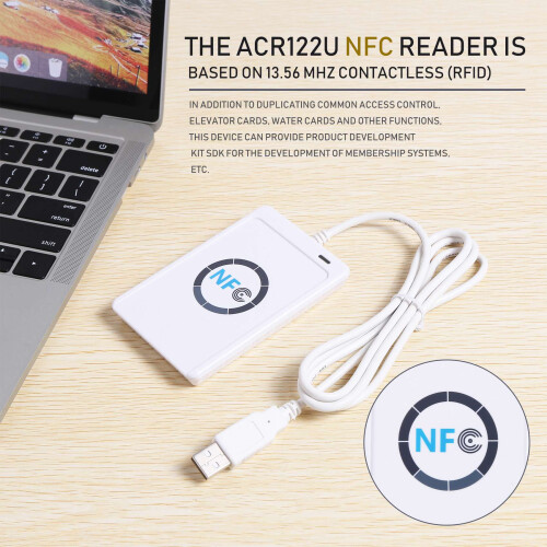 USB NFC Card Reader Writer ACR122U-A9 China Contactless RFID Card Reader Windows Wireless NFC Reader 1
