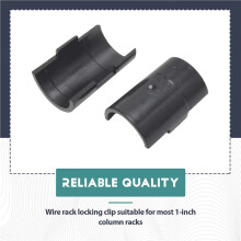 Wire Shelf Clips 1 Inch-Wire Shelving Shelf Lock Clips Wire Shelving Shelf Lock Clips for Wire Shelving System 100 Pack