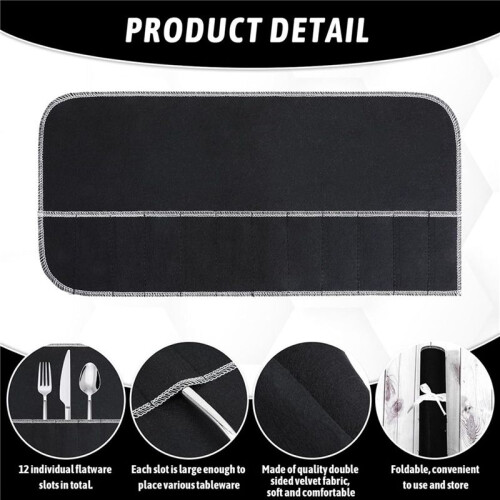 Silver Storage Bags Silver Storage Cloth  Flatware Organizer Anti Tarnish Silver Protector Bags 4pcs 1