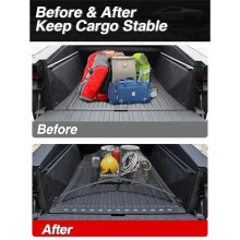 Cargo Elastic Mesh Net for   2024, Carabiner Truck Bed Organizer Net for  Accessories