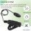 Akustisk Gitarr Pickup Piezo Kontakt Pickup för Gitarr Ukulele Violin, Mandolin, Banjo, Kalimba, Harpa 4