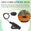 Akustisk Gitarr Pickup Piezo Kontakt Pickup för Gitarr Ukulele Violin, Mandolin, Banjo, Kalimba, Harpa 7