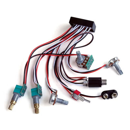 EQ-B15T Baslinje+Tillbehör Elgitarr Bas Active Pickup  Elbas Baslinje Basförstärkarlinje