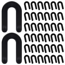 Fliesennivelliersystem, Fliesenabstandshalter 1/4 Zoll, Hufeisenförmiger Abstandshalter U-Förmiger Kunststoff-Fliesennivellierclip, 300 Stück
