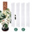 4 Pcs 17 Inch Plastic Moss Pole for Plants Monstera,Designed Specifically for Climbing Plants, Stackable Plant Support 2