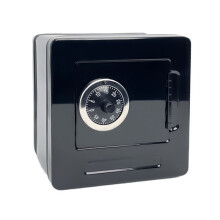 Sparschwein, Münzkassette, Geldautomat, Elektronisches Sparschwein mit Passwort, Münzkassette, Aufbewahrungsbox, Schwarz