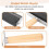 3 Pack Rubber-Roller Brayer Rollers 1.4/2.4/4 Inch Art  Roller for Printmaking,Ink,Wallpapers Stamping Gluing Tools 5