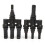 Photovoltaic Connector T-Type Four-Way One-Point Four-Way Conversion Connector Solar Panel Assembly Parallel Plug 8