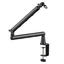 Adjustable Microphone Stand Universal Adjustable Cantilever Bracket Desk Mount Suspension Boom for Gaming, Recording