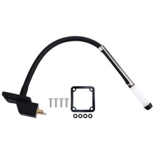 Connettore per Serbatoio Carburante Marino da 12L e 24L Misuratore di Aspirazione Carburante Ad Alta Precisione per Accessorio Motore Fuoribordo per