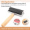 3 Pack Rubber-Roller Brayer Rollers 1.4/2.4/4 Inch Art  Roller for Printmaking,Ink,Wallpapers Stamping Gluing Tools 3