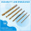 6Pcs Titanium Drill Saw Bit Set, HSS Serrated Bit Hole Drilling, 3-8mm Carpenter Hacksaw Drill Bits Kit 3