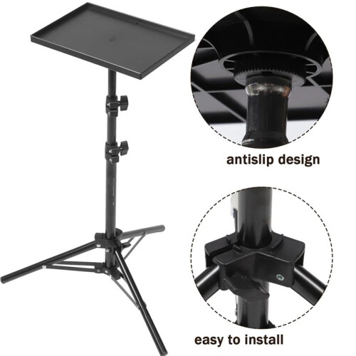 Projector Tray Stand Lift Telescopic Rod Live Broadcast Tripod Camera Projector Holder 2