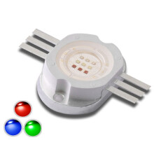 10W RGB Red Green  LED Beads 10 Watt Lamp High Power Chip 6pin Round COB SMD Light for Floodlight