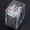 JQX-13F LY2 AC 24V Coil 8-Pin DPDT Red LED Electromagnetic Relay 6