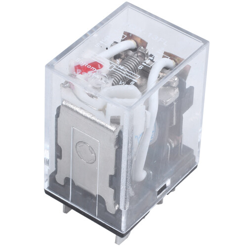 JQX-13F LY2 AC 24V Coil 8-Pin DPDT Red LED Electromagnetic Relay 1