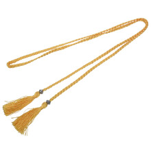 Woven tassel belt knot decorated waist chain waist rope Gold