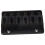 Black 6 string Fixed Hard Tail Guitar Bridge For Strat Guitar 4