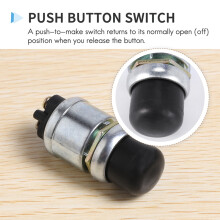 Heavy Duty Engine Start Push Button Heavy-Duty Momentary Start 12V Push Button Start (50 Amps)