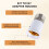 E27 to E27 Bulb Holder Silver Tone White Adapter Extender 2