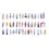 New 100pcs Painted Model Train People Figures Scale N (1 to 150) 8