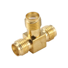 SMA Hona Till Två SMA Hona Trippel T RF-Adapterkontakt 3-VäGs Splitter