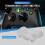 Crystal Shell Compatible with   360 Wireless Controller , Clear 4