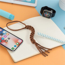 Quadrat geflochtenes Messer Lanyard - Khaki