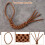 Paracord Square Weave Knife Lanyard--Khaki 2