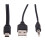 3.5mm Aux USB2.0 Male  5 Pin USB Portable Speaker Audio Cable 2