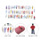 New 100pcs Painted Model Train People Figures Scale N (1 to 150) 7