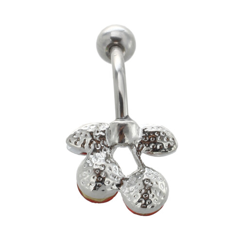 Stalen  Belly Navel Bar Button Ring Body Piercing 2