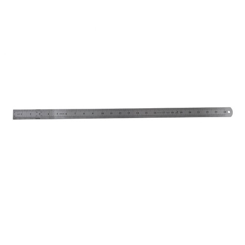 60cm Stainless Metal Measuring Straight Ruler 2