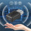 Black USB 2.0 Type A Female to Micro-USB B Female Adapter Plug Converter 5