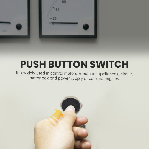 Horn  Horn Button Push Button  For Car 16mm 12V 2