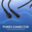 Male Female Plug 2 Pin LED Waterproof Connector Cable Black 2