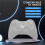 Crystal Shell Compatible with   360 Wireless Controller , Clear 8