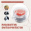 Clear 22mm Protective Cover Guard Case for Round Push Button 5