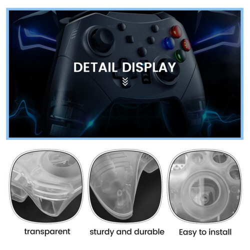 Crystal Shell Compatible with   360 Wireless Controller , Clear 2