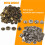 25pcs silver + 25 pcs bronze 10mm Snap Button Metal + tool set for leather handbags 6