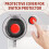 Clear 22mm Protective Cover Guard Case for Round Push Button 3