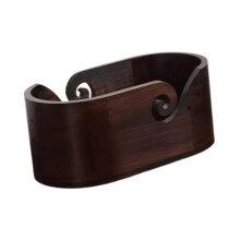 Wooden Yarn Bowl Large Knitting Storage Bowl for Sister Grandmother Kn