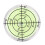 32*7mm Acrylic Bullseye Bubble level Round Level Bubble Accessories, green 1