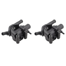 2X Car Thermostat Housing Water Outlet for Focus Escape 2000-2004 2.0L YS4Z-8592-BD 6X54G9K47880
